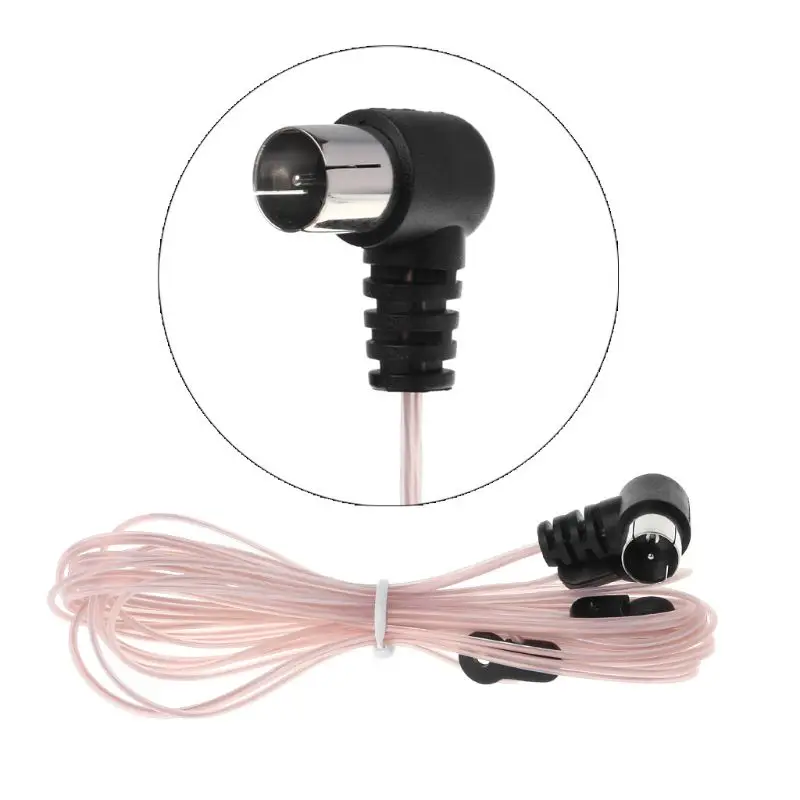 

FM Antenna Indoor F-Type Male 75 Ohm Radio Coax Wire for Home Stereo Receiver