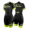 2023 Women Short Sleeve Speed Skating Suit Jumpsuit Roupa Ciclismo Straight Row Wheel Speed Skating Ironman Racecourse 2