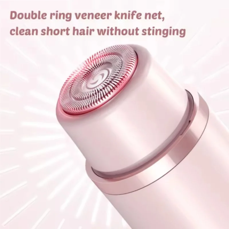 2 in 1 Electric Shaver 1 Set Rechargeable Ipx7 Waterproof Hair Removal Tool Wet and Dry Use Hair Removal Machine for Women 5