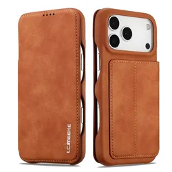 Elegant Leather Wallet Phone Case with Magnetic Flip Cover and Card Slot Stand - iPhone 12 Mini (Green)