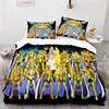 Anime Saint Seiya Bedding Set Duvet Cover Bedroom Comforter Covers Single Twin King ​Size Quilt Cover Home Textile 2/3PCS 4