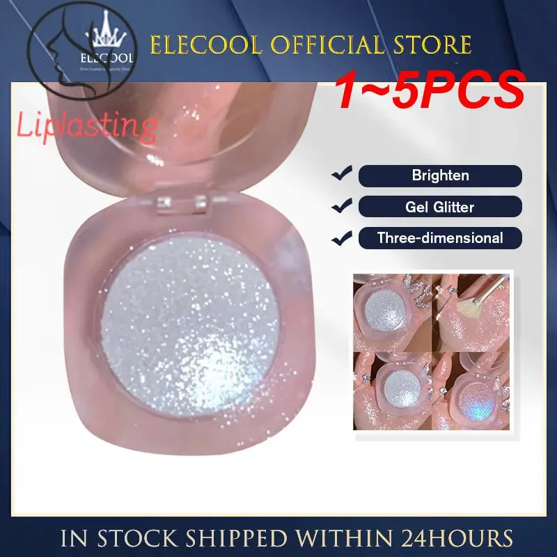 

1 ~ 5 шт. хайлайтер, макияж, Осветляющий бронзатор, палитра теней для век, для лица, яркий хайлайтер, корейская косметика, макияж