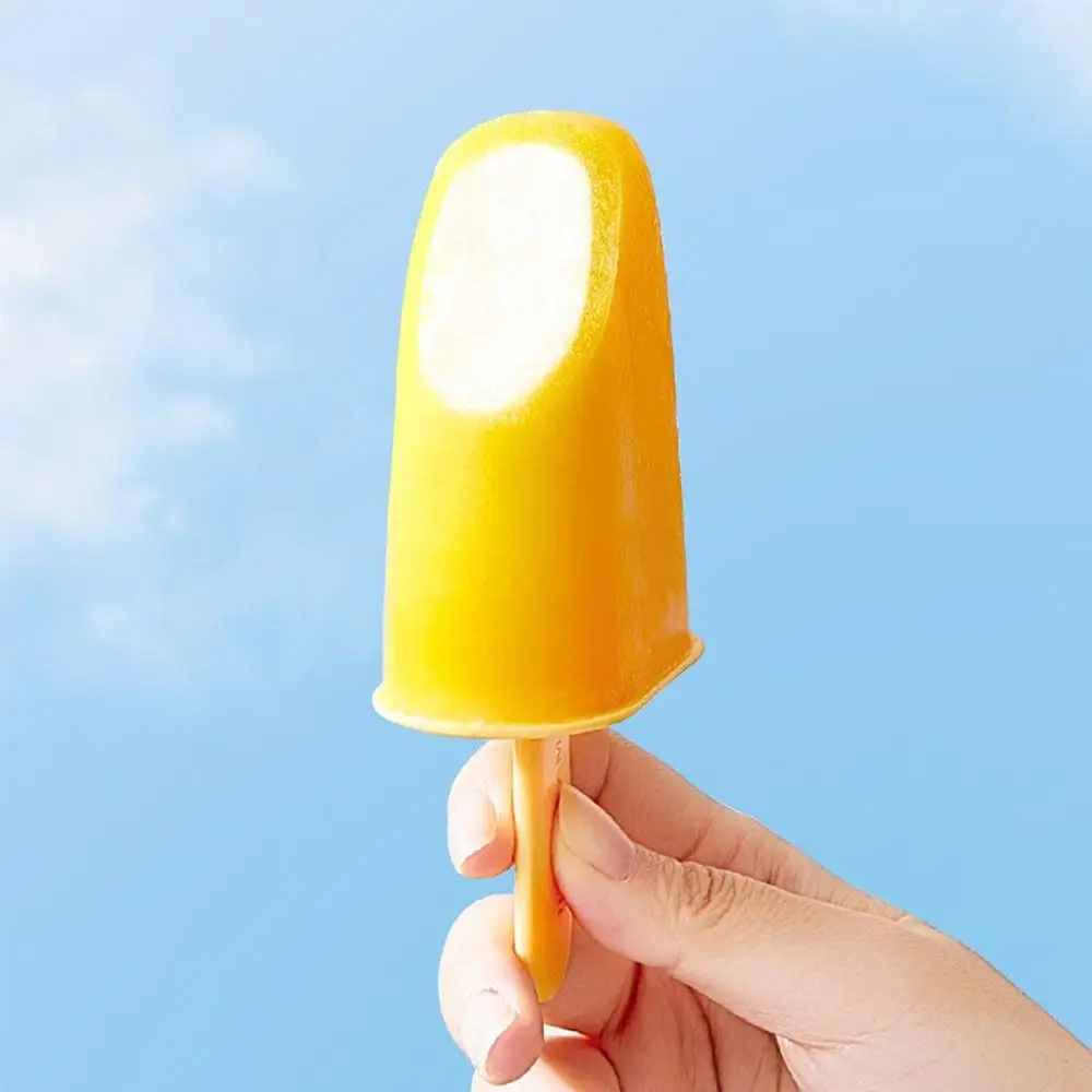 Jelly Ice Mold Easy to Demold Ice Cream Mold Set Food-Grade DIY Cream Maker with Stick Handmade Sorbet Summer