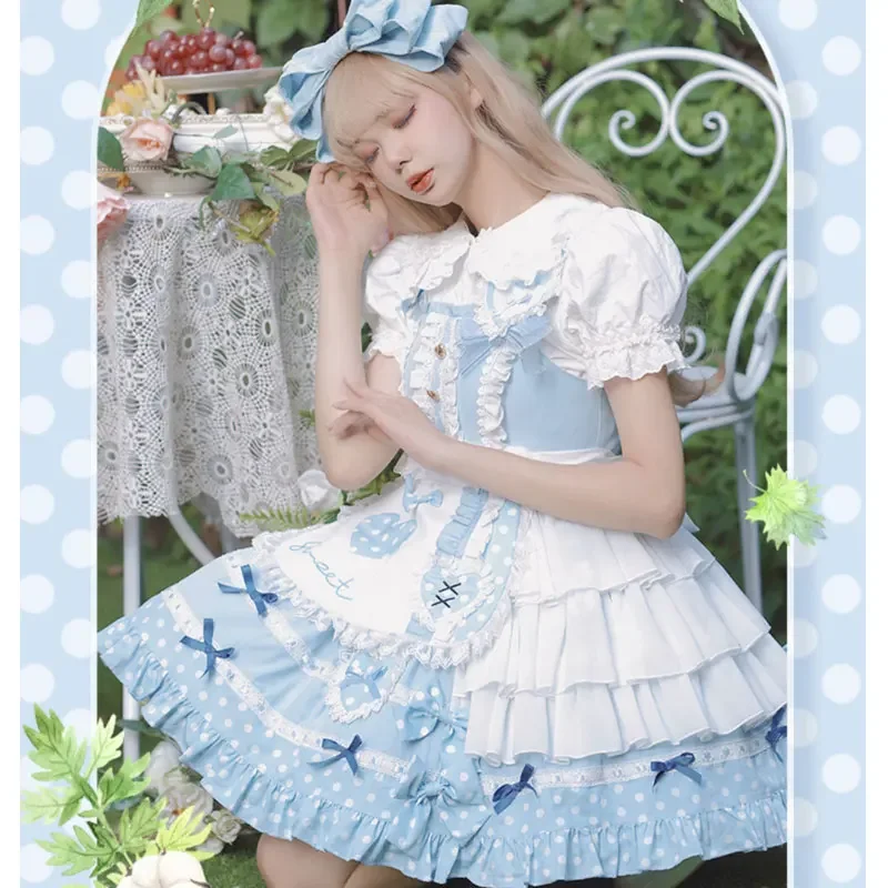 

Polka Dot Love ~ Sweet Lolita JSK Dress by OCELOT