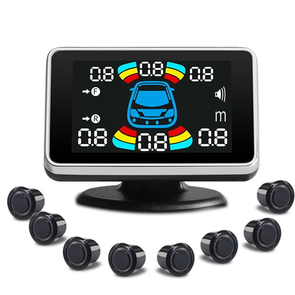 CarReverseRearRadarSystem8ParkingSensorAutomobileElectronics