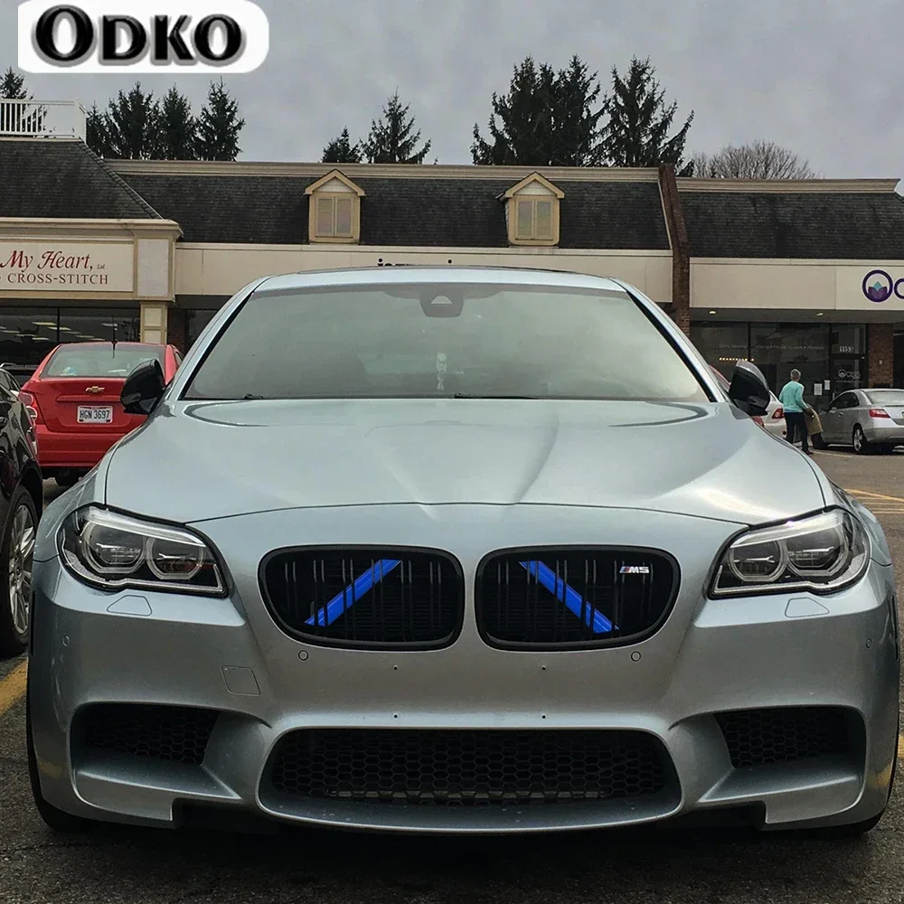 M Sport Stil Kühlergrill Trim Streifen Abdeckung Rahmen Aufkleber Für BMW F20 F21 F22 F23 F30 F31 F32 F33 F44 F45 F46 G11 G12 G20 G21 – Detail 2