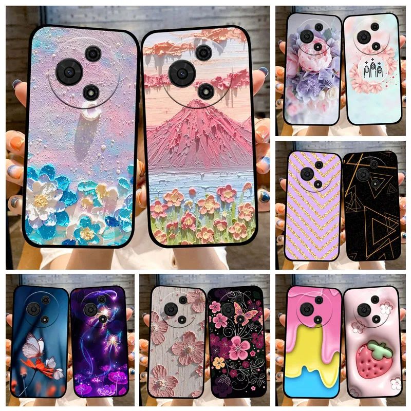Fashionable Cute Painting Soft TPU Silicone Phone Cover - Protective Case