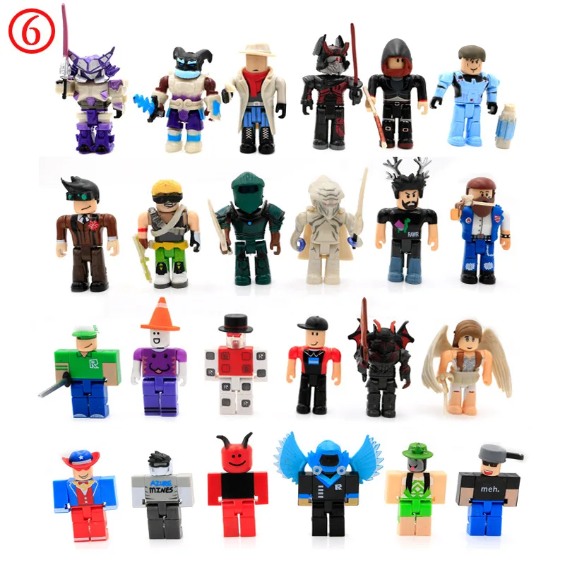 ROBLOX Building Block Dolls Assemble Virtual World Games and Dolls