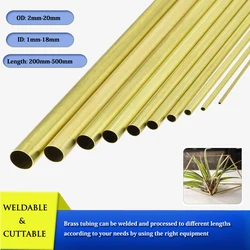 Premium Brass Tubing for DIY Projects - Multiple Sizes & Lengths Available