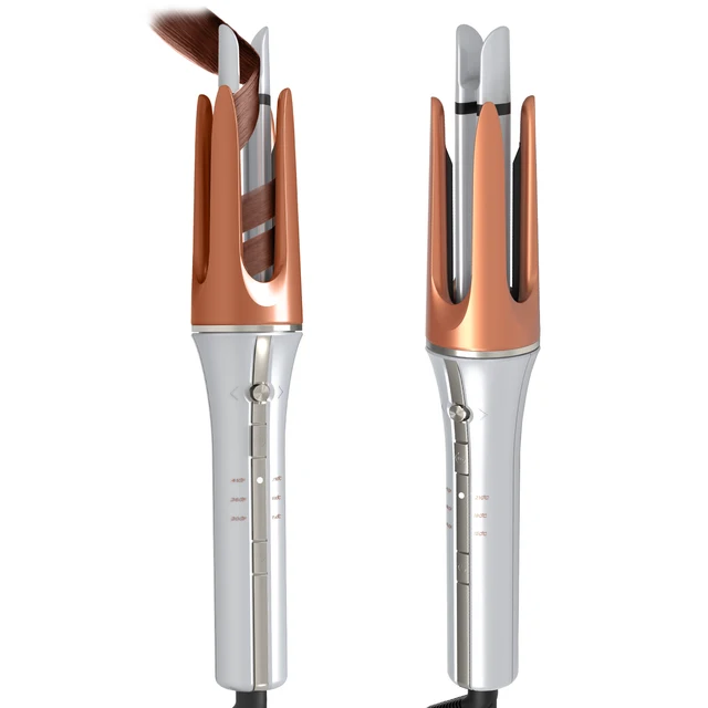 Auto Negative ions Rotating Hair Curler 3 grades Temperature Ceramic Fast Heat Hair Curler Big Wave Curling Iron Styling Tools 5
