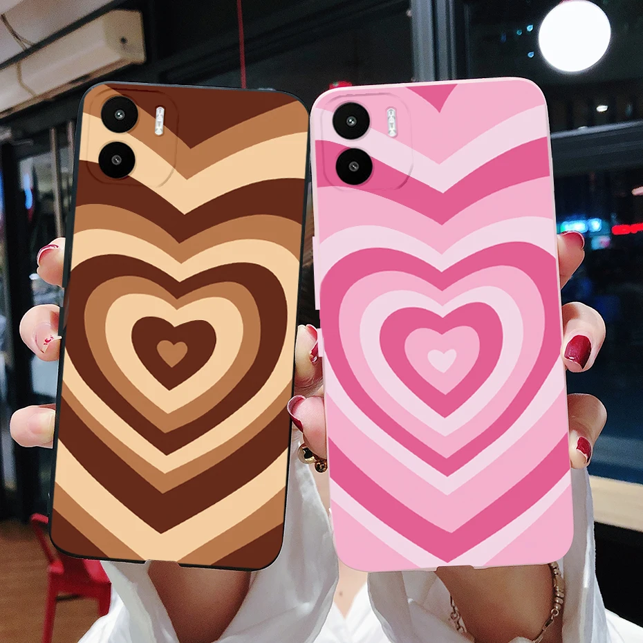 Per Xiaomi Redmi A2 Custodia 2023 Custodia Morbida In Silicone Tpu Per Xiaomi Redmi A2 Plus Redmi A2 A2 + Custodie Love Heart Pattern Capas