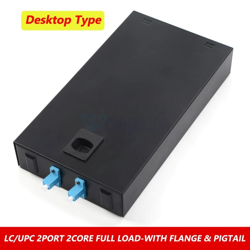 

Indoor Metal Wall Mounted Type SM Fiber Optic Patch Panel, 2 Ports, SC, FC, ST, LC Adapter Pigtail, Full Load Customized