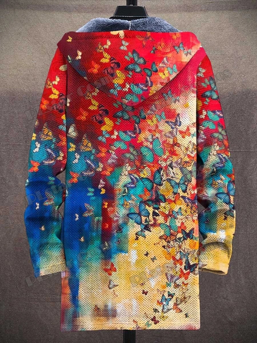 Vintage Butterfly & Paisley Art Pattern 3D Printed Men's