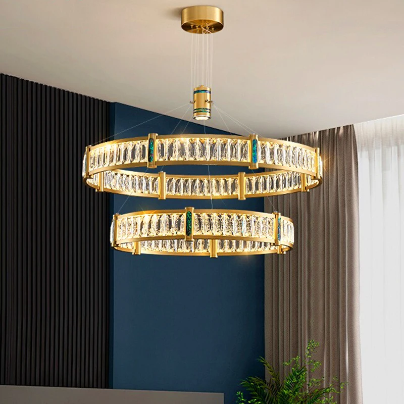 

home decorationPendant lights, luxury crystal living room chandelier, bedroom Pendant lamp, ceiling light, indoor lighting