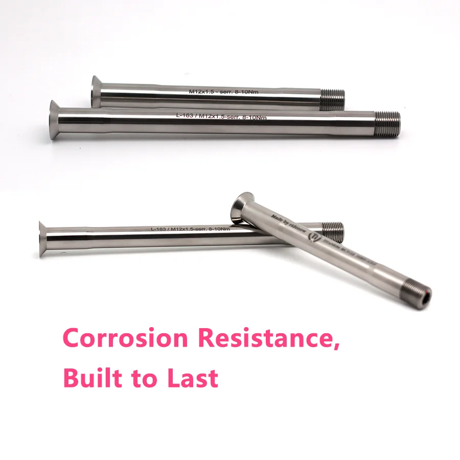 Ridenow バイク チタン スルー アクスル 超軽量バイク アクスル リア