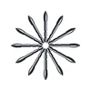 12pcs 70 80 90 100 110 120 Grain Stainless Steel Bullet Point Tip For ID 4.2 mm carbon Arrow Shaft  Archery Bow Hunting 2