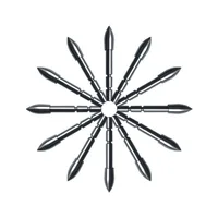 12pcs 70 80 90 100 110 120 Grain Stainless Steel Bullet Point Tip For ID 4.2 mm carbon Arrow Shaft  Archery Bow Hunting 2