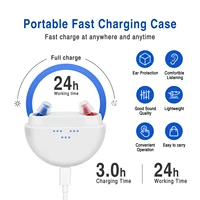 Hearing aids hearing amplifier Mini Invisible For Seniors, Noise Cancelling, Portable charge Case, Mobile charging case 2