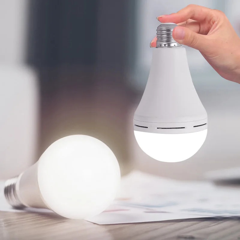 Tanio Inteligentne światło awaryjne LED żarówka 220V akumulator na domowy