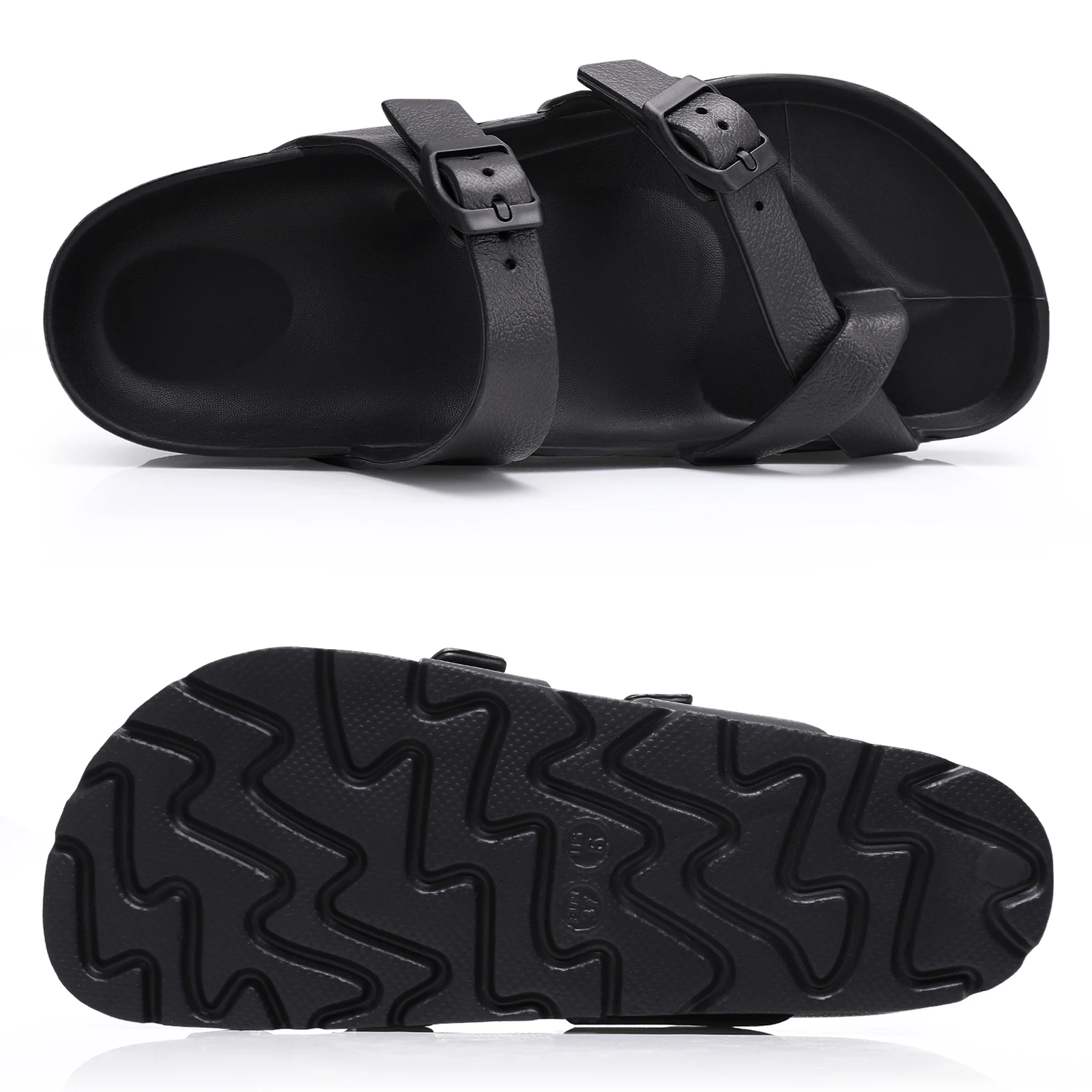 Bebealy Fashion EVA Women's Sandals Classic Elegant Outdoor Beach Flat Sandals With Arch Support Clip Toe Clogs Women women sandals women flats comfortable sandals imitation leather clogs