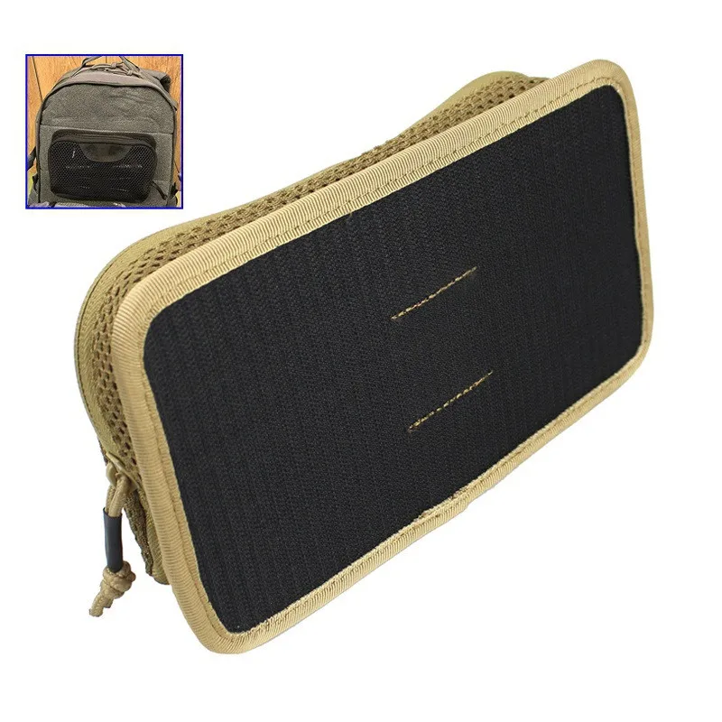 New Tactical Backpack Bag Insert Modular Organizer Hook Fasteners Mesh Pocket Utility Admin Pouch Hunting Nylon Zipper Closure 2
