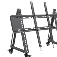 Low Height Mobile TV Stand for Flat Curved Screen TV, LED, LCD Versatile Sturdy 5