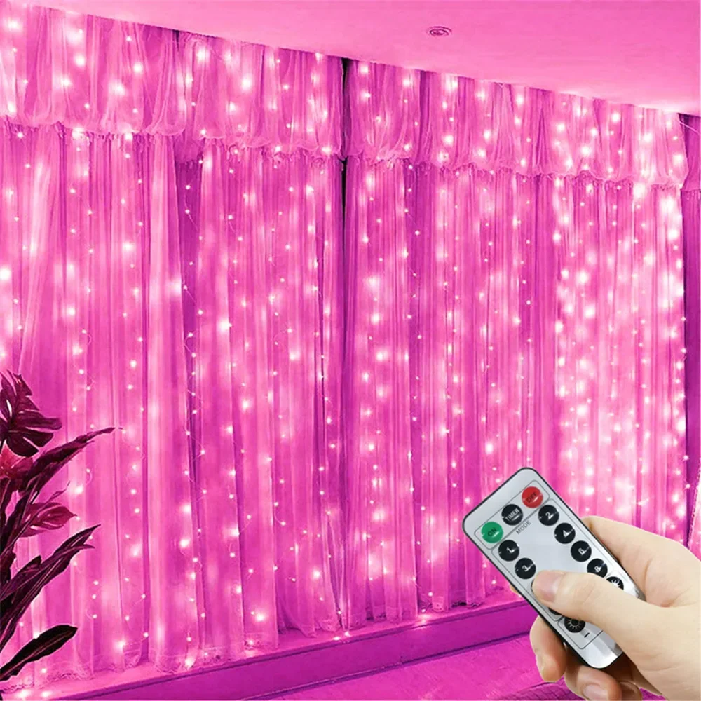 LED Curtain Fairy Lights for Festive Decoration and Ambiance