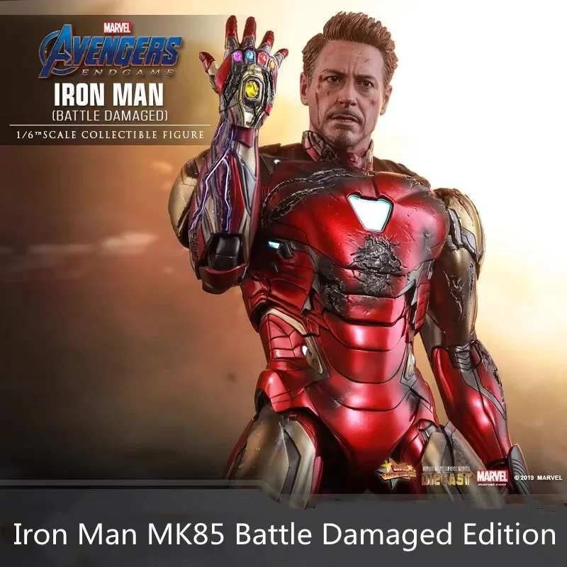 

The Avengers 4 Iron Man Mk85 Original Hot Toys Marvel Battle Damaged Edition In Stock Joints Movable Favorite Model Ornaments