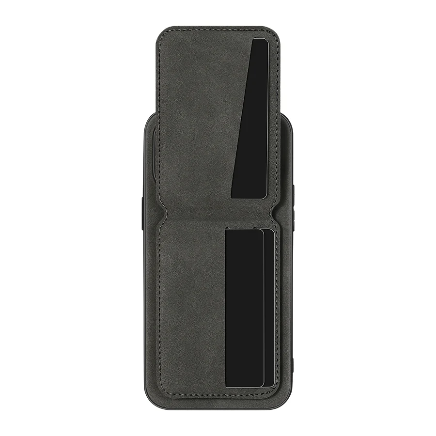 Solid Color Leather Wallet Card Slot Bracket Phone Case For Xiaomi 14T 13T 11T Pro Redmi Note 14 14C 13 13C 12 11 10 S Pro Cover 5