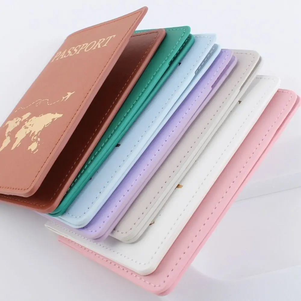 

Airplane Check-in Ticket Holder Certificate Storage Bag PU Card Case Passport Clip Passport Protective Cover Passport Holder