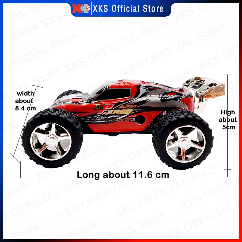 Wltoys 2019 1/32 ̴ RC ڵ, 2.4G Reomte Contorl AWD ε 30 km/h  2WD   帮Ʈ RC 峭 ڵ, ƿ 