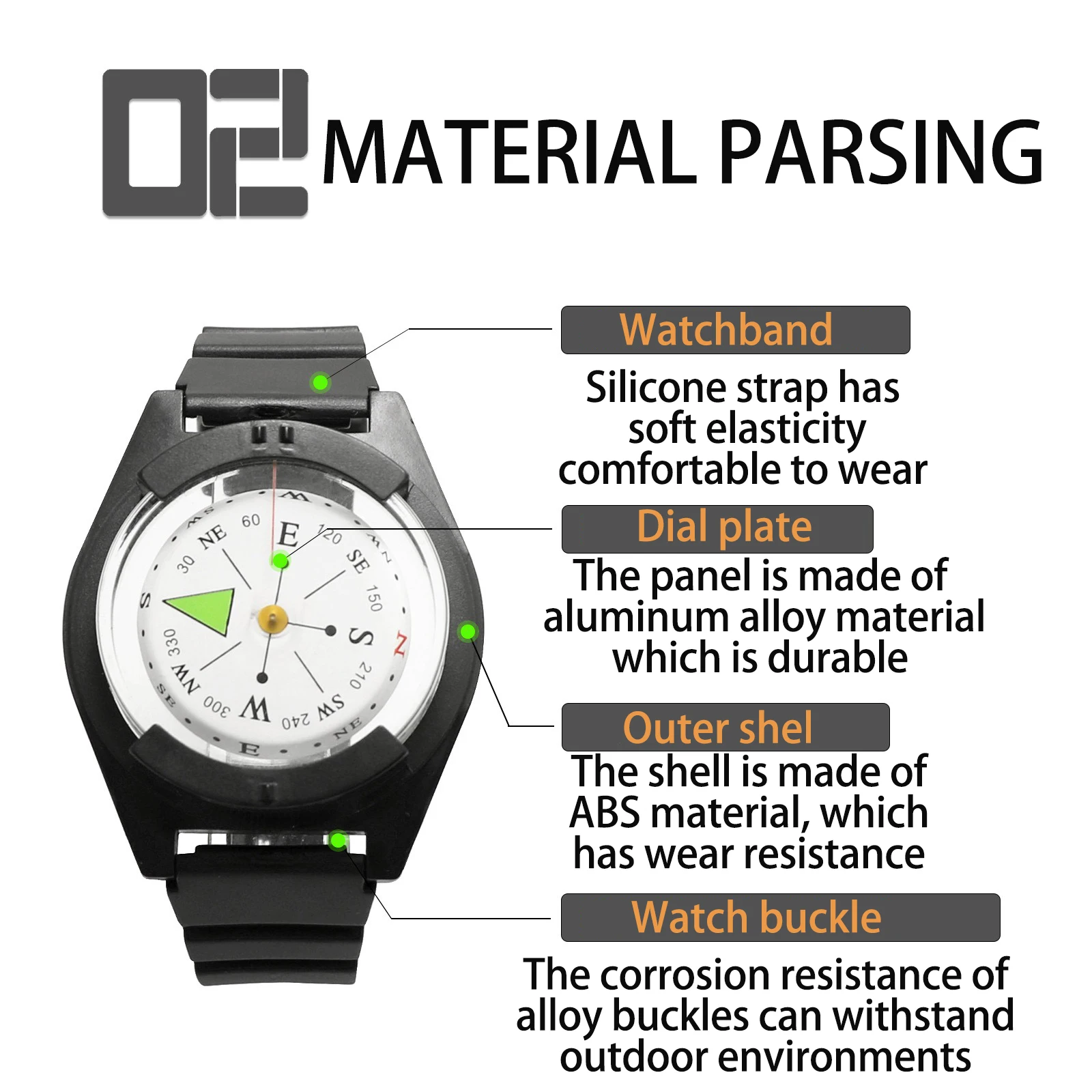 Compass Wrist Watch 2