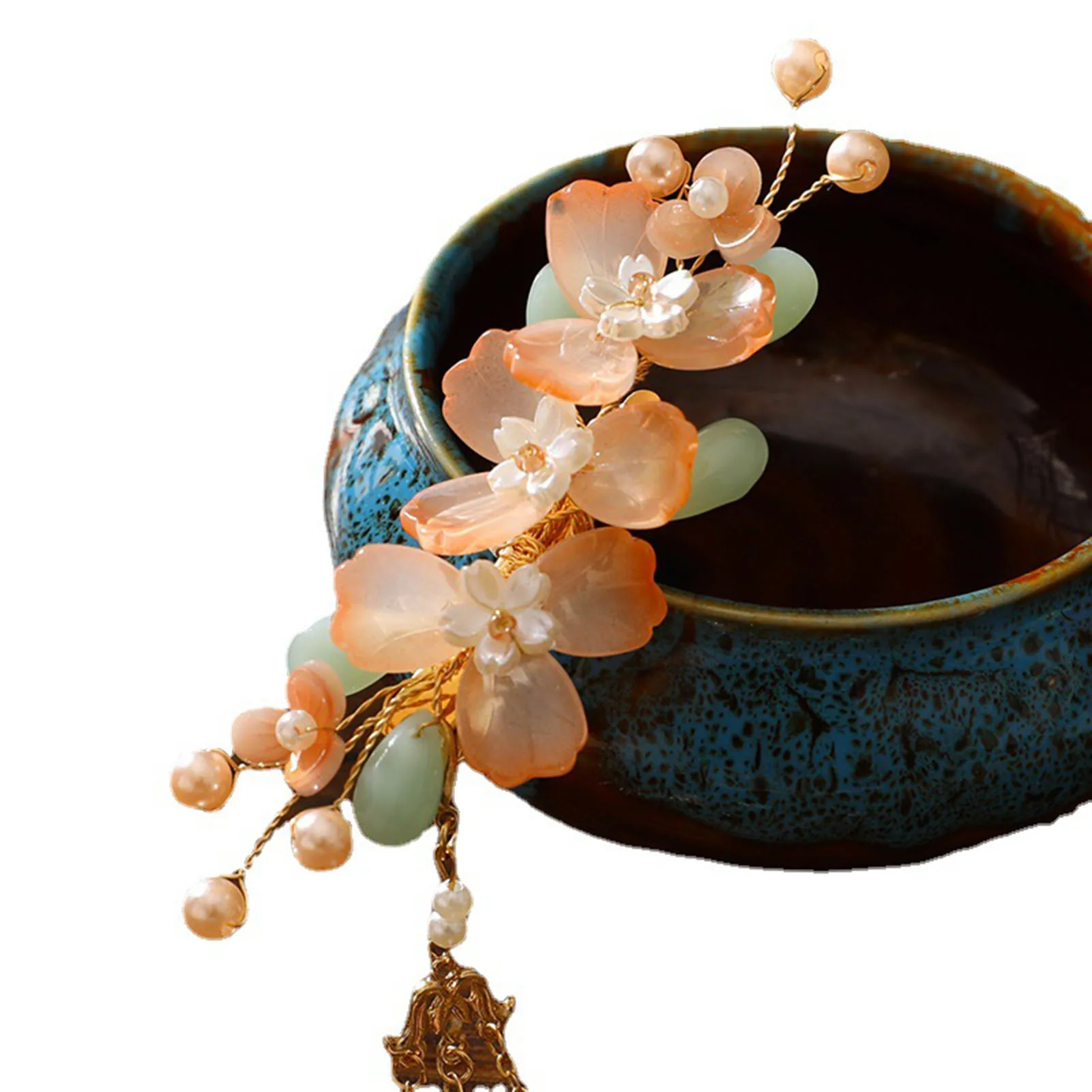 

Заколки для волос в стиле ретро, с кисточкой