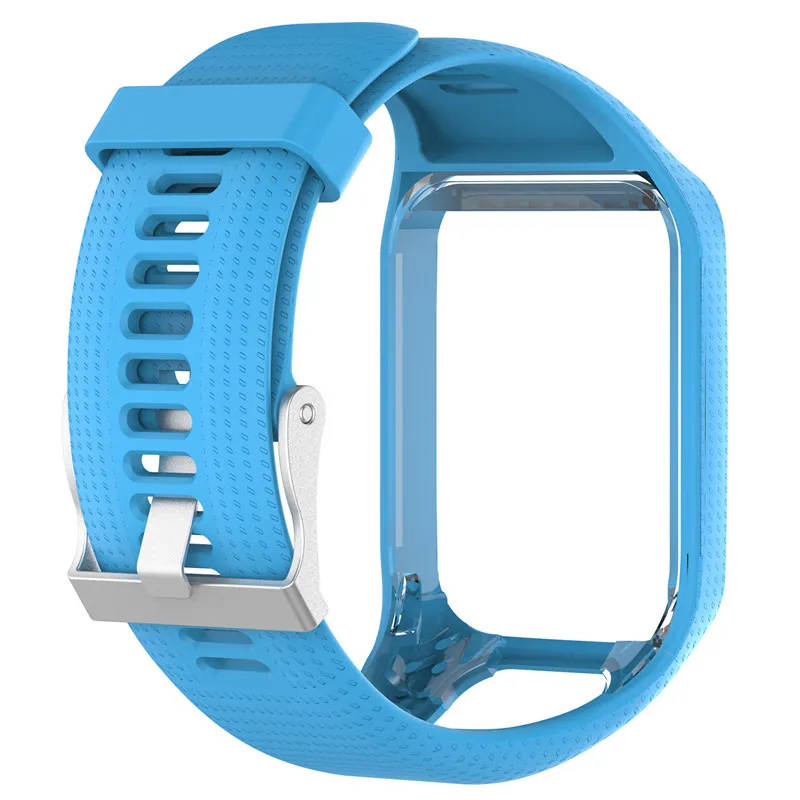Silicone Replacement Wrist Band Strap For TomTom Spark Runner 2 3 Spark3 Cardio Music GPS Watch Bracelet For Adventunrer Golfer2 