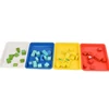 Plastic Square Tray Strong Color Cutlery Tray Serving Tray Flat Tray Coffee Tea Serving Holder Activity Tray Organizer 5