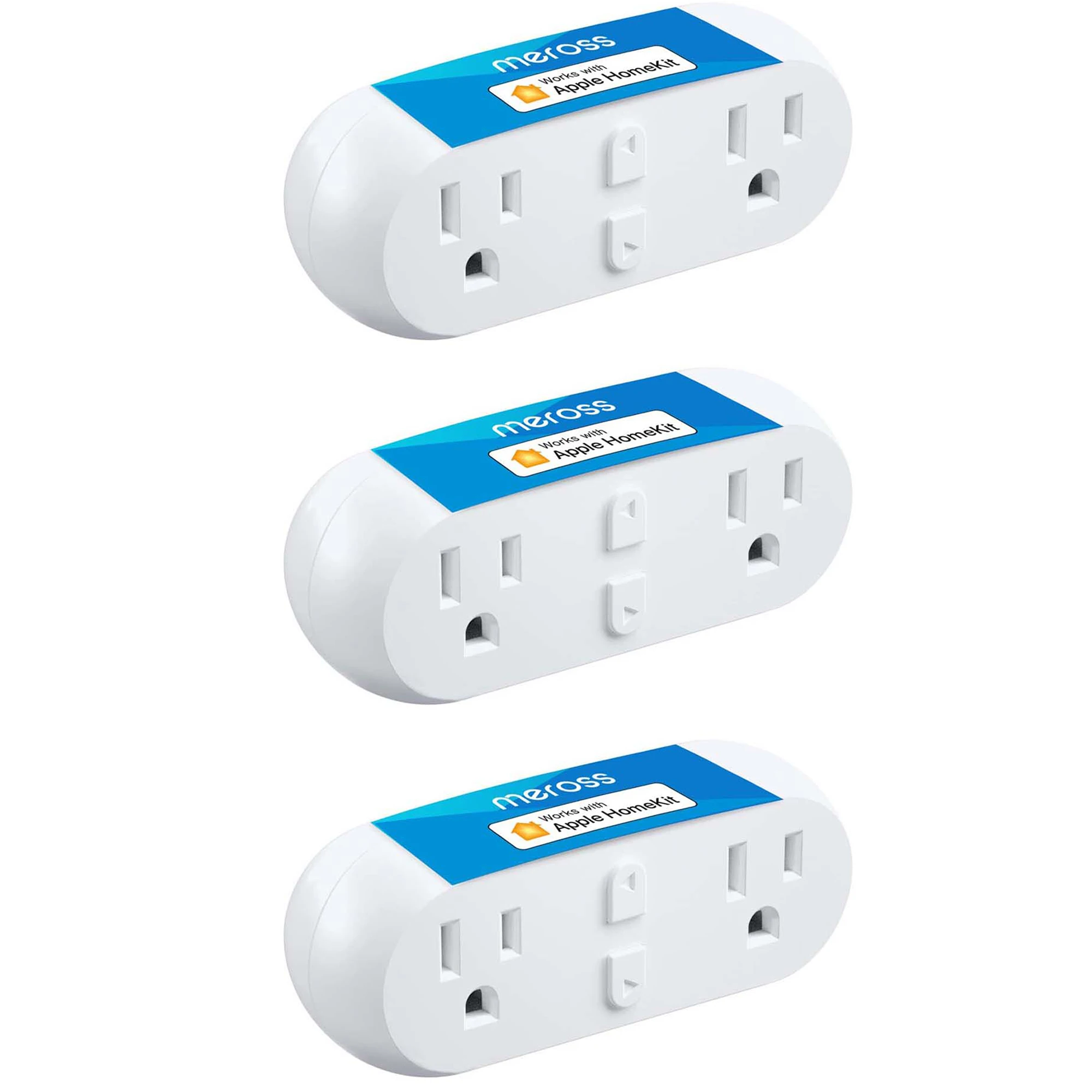 smart wifi plug with meross pack 2 unidades