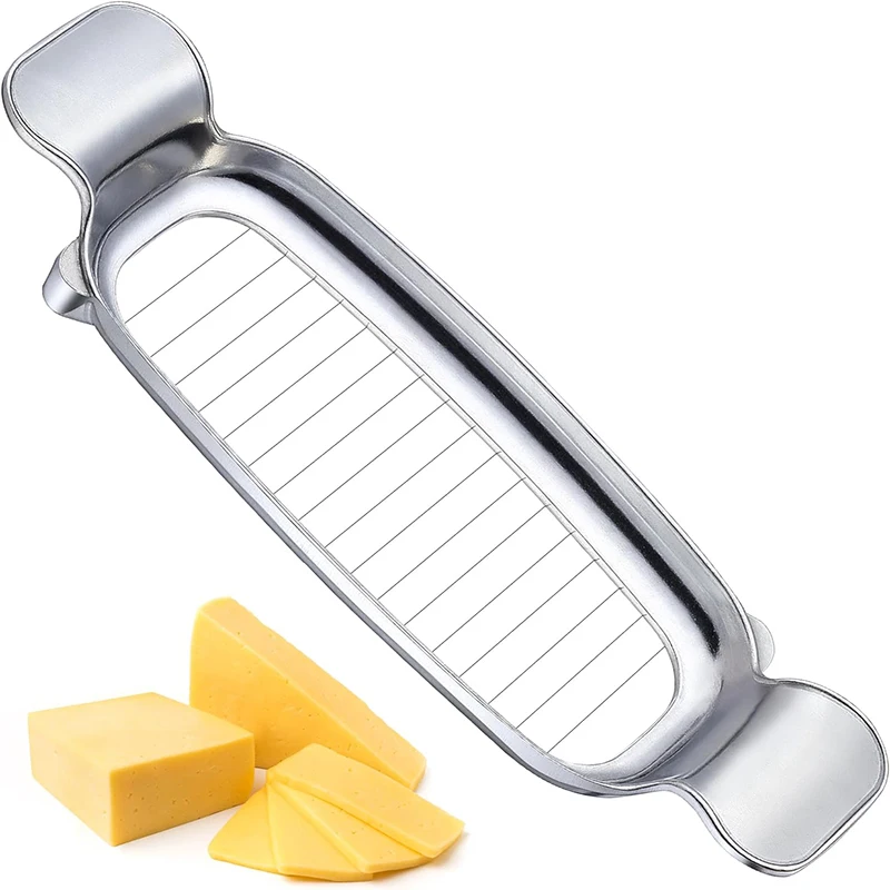 1PC Butter Wire Slicer Stainless Steel Handheld Butter Cutter Cheese Cheese Cutting Wire Cutter Kitchen Tools