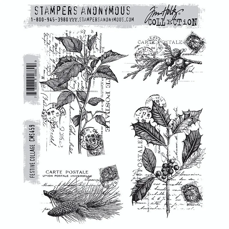 Matrice De Découpe Feuillage De Noel