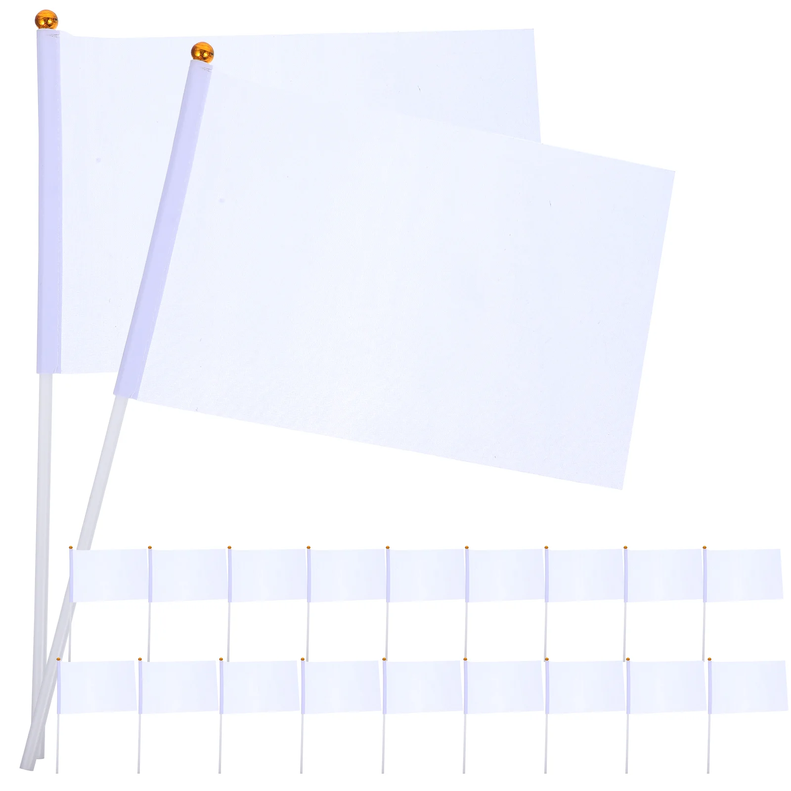 흰색 깃발 음식 표지판, 흰색 태그, 흰색 미니 깃발, 흰색 작은 깃발, 맞춤형 표지판, 20 개 