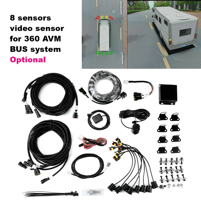 JINGBO 360 Grad Panorama-WiFi-Auto DVR-Kamera Full View HD 1080P Recorder  Hidden Camcorder Dash Cam Night Vision Car Parking Monitoring: :  Elektronik & Foto