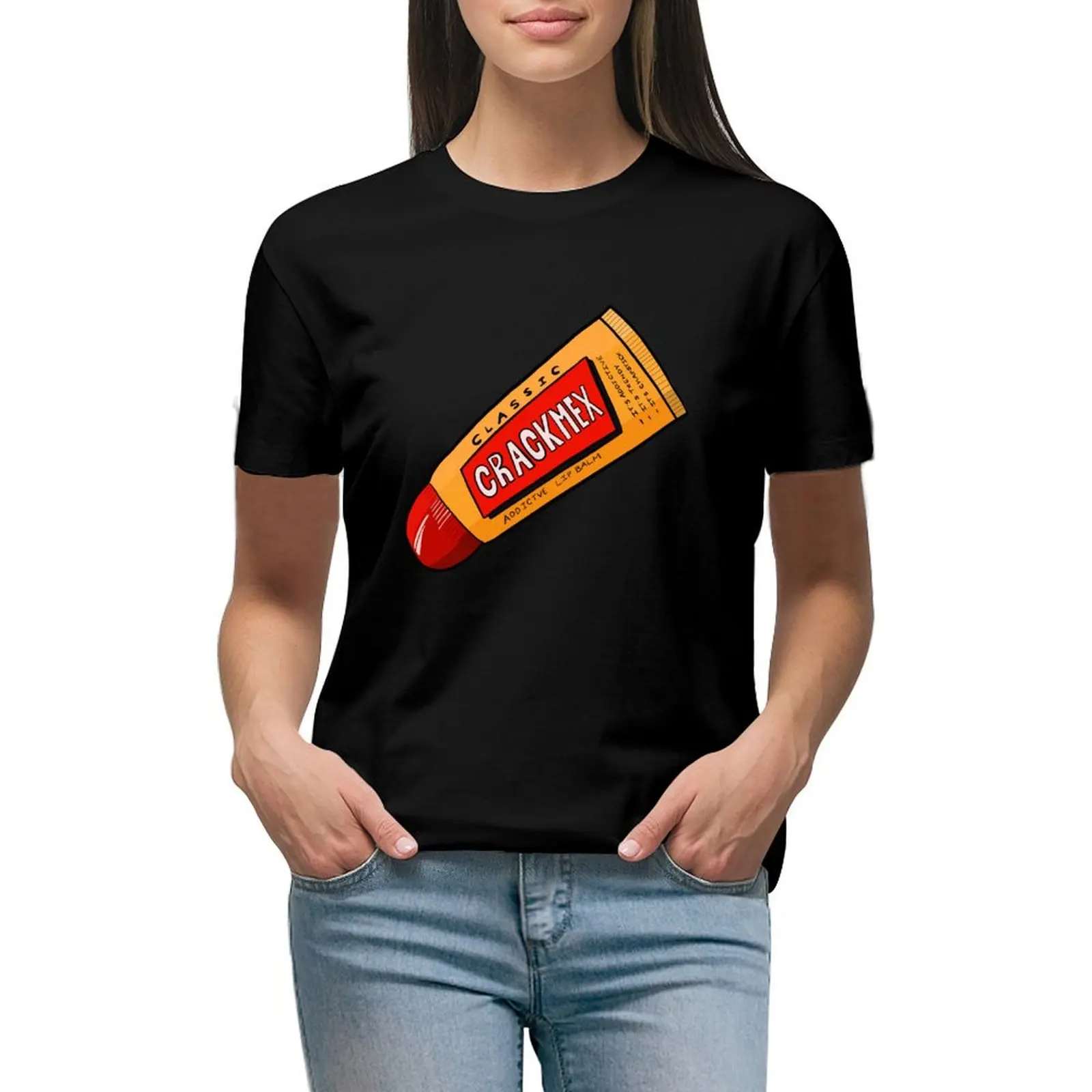 

Crackmex T-shirt kawaii clothes Short sleeve tee korean fashion Women's t-shirt