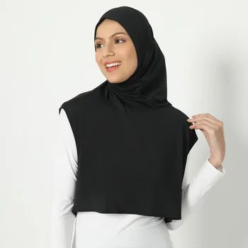 Muslim Sport Modal Hijab Abaya Hijabs For Woman Abayas Women Jersey Islamic Head Scarf Turbans Silk Turban Instant Wrap