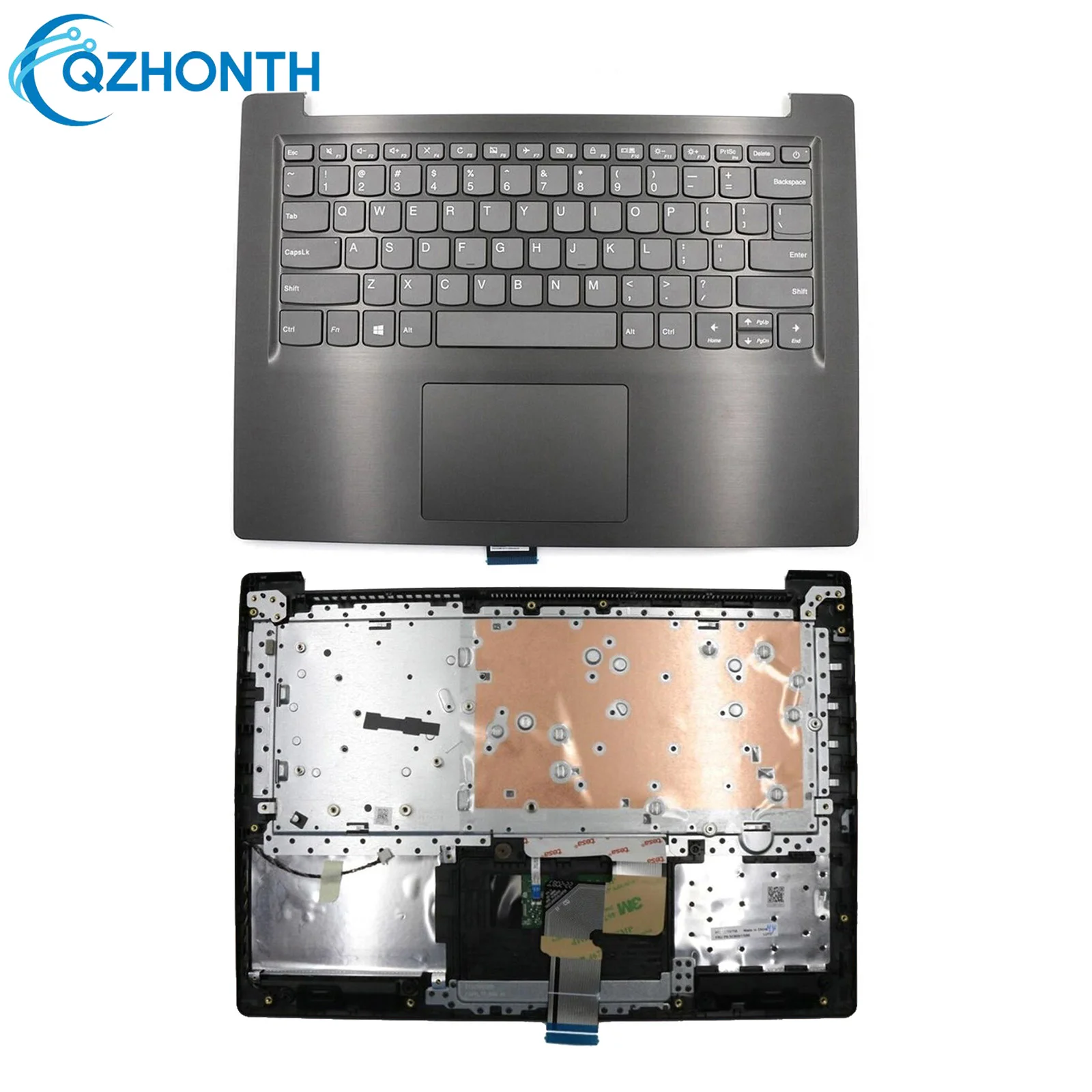 Enhanced Laptop Palmrest Upper Case with Keyboard and Touchpad (2019 Edition)