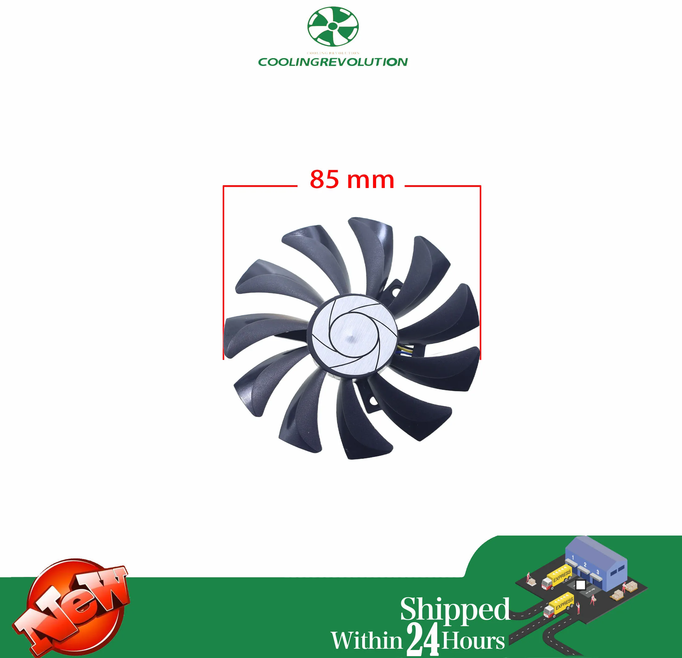 MSI GTX 1060 OC 6G GTX 960 P106-100 P106 GTX1060 GTX960 그래픽 카드 팬용 새 85MM HA9010H12F-Z 4Pin 쿨러 팬 교체