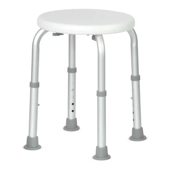 bath chair Anti-slip Bathroom and Shower Chair Non-slip Bath Seat 6 Gears Height Adjustable Elderly Safe Seat Shower Stool 5
