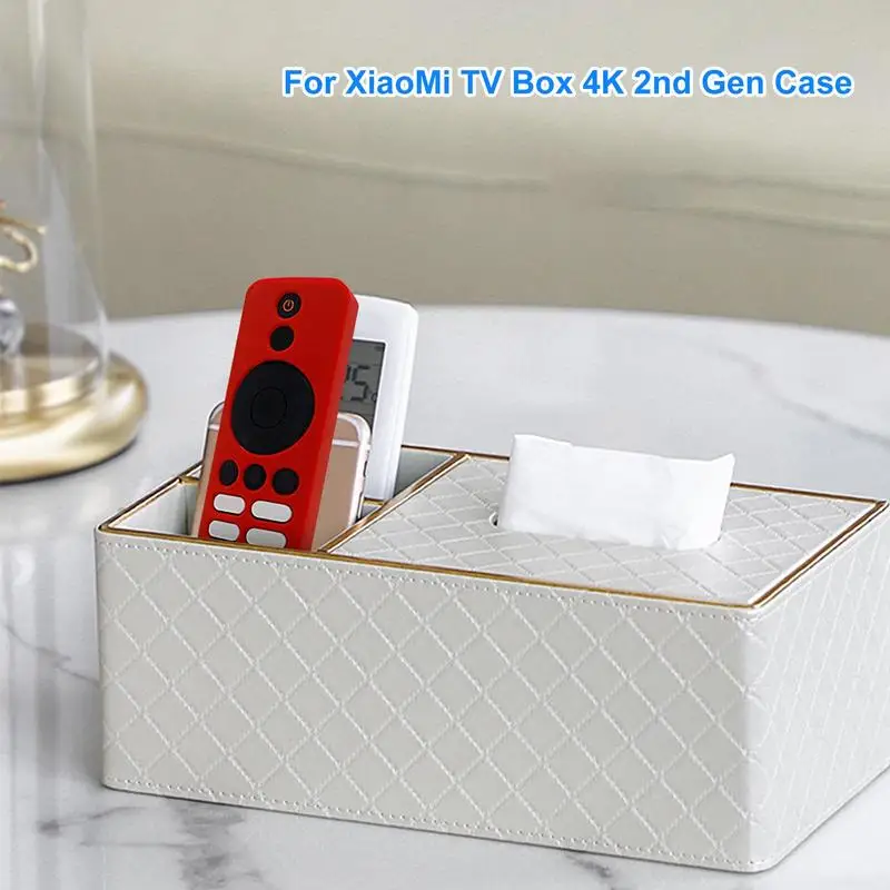 Protective Case Silicone Cover for XiaoMi TV Box 4K 2nd Gen Anti Slip Shock Proof