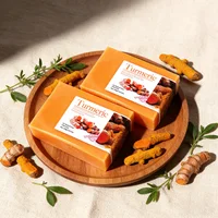 2 Savons Solides au Curcuma 100% Naturels et Biologiques, Faits Main, Éclaircissants et Anti-Acné pour le Visage et le Corps 3
