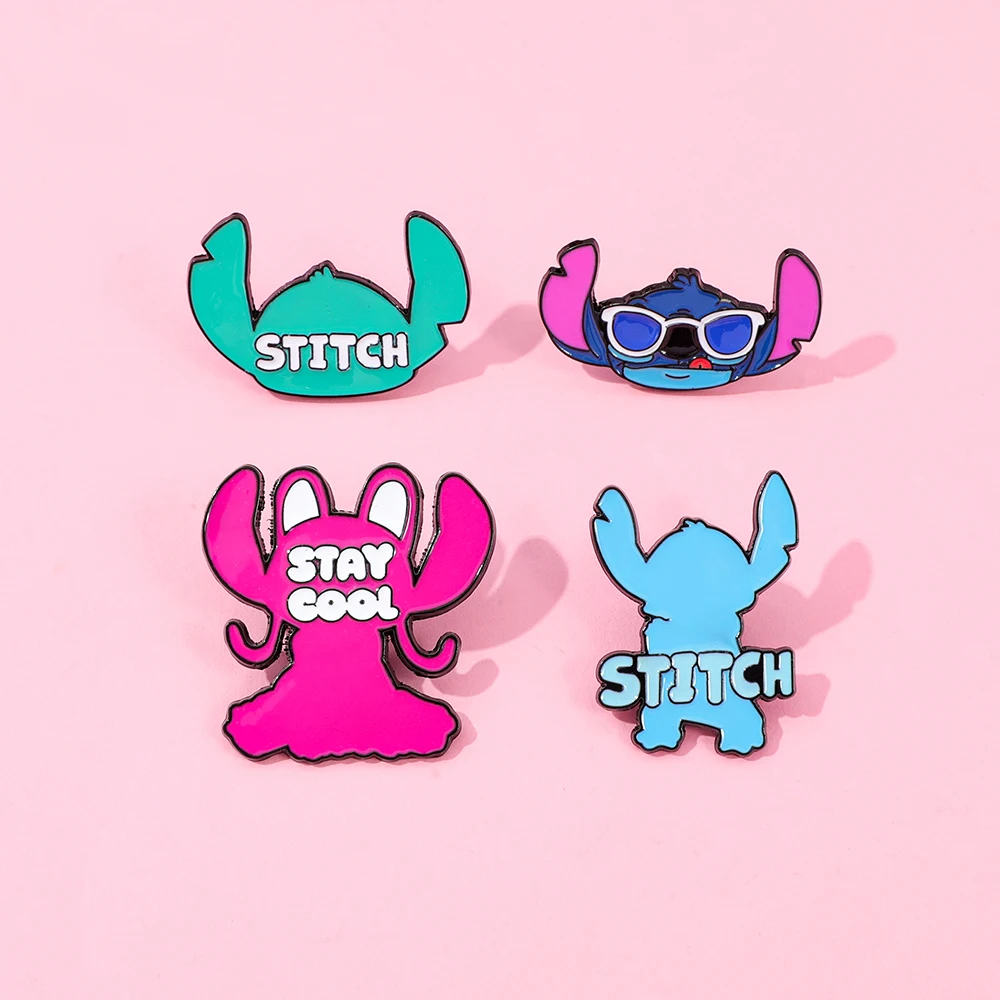 Pins Émail Stitch Disney | Badges Collection Lilo & Stitch