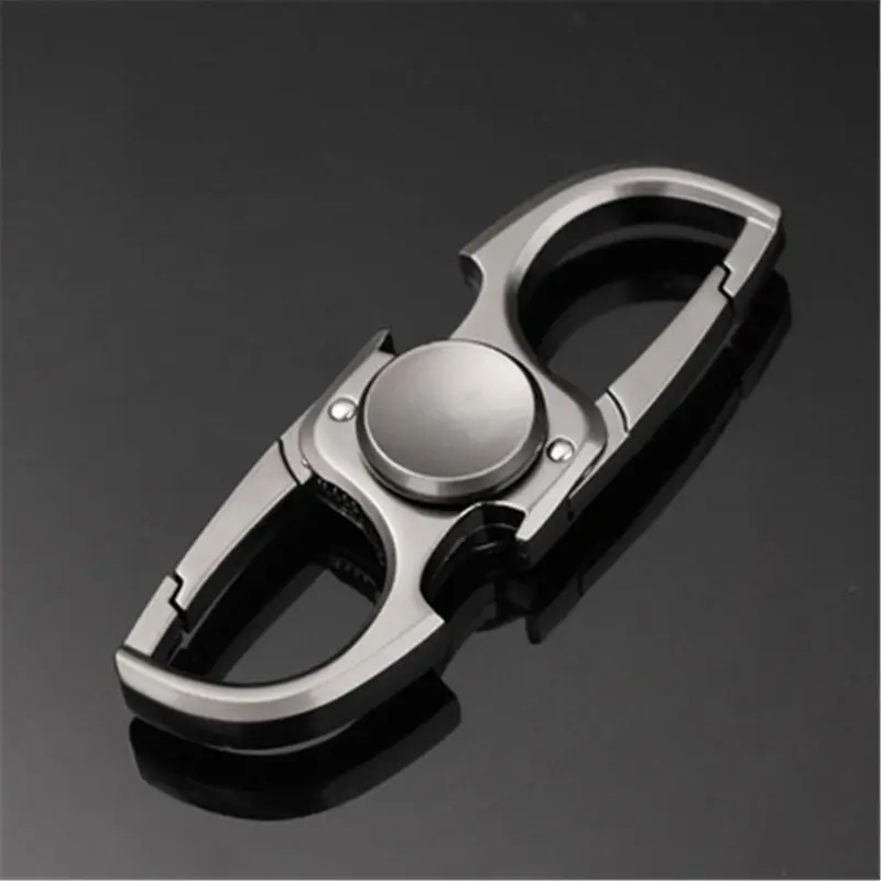 

Hand Spinner Spinning Bottle Opener Metal Interactive Gyro Portable Anti Anxiety Desk Toy for Adult Men’s Keyring