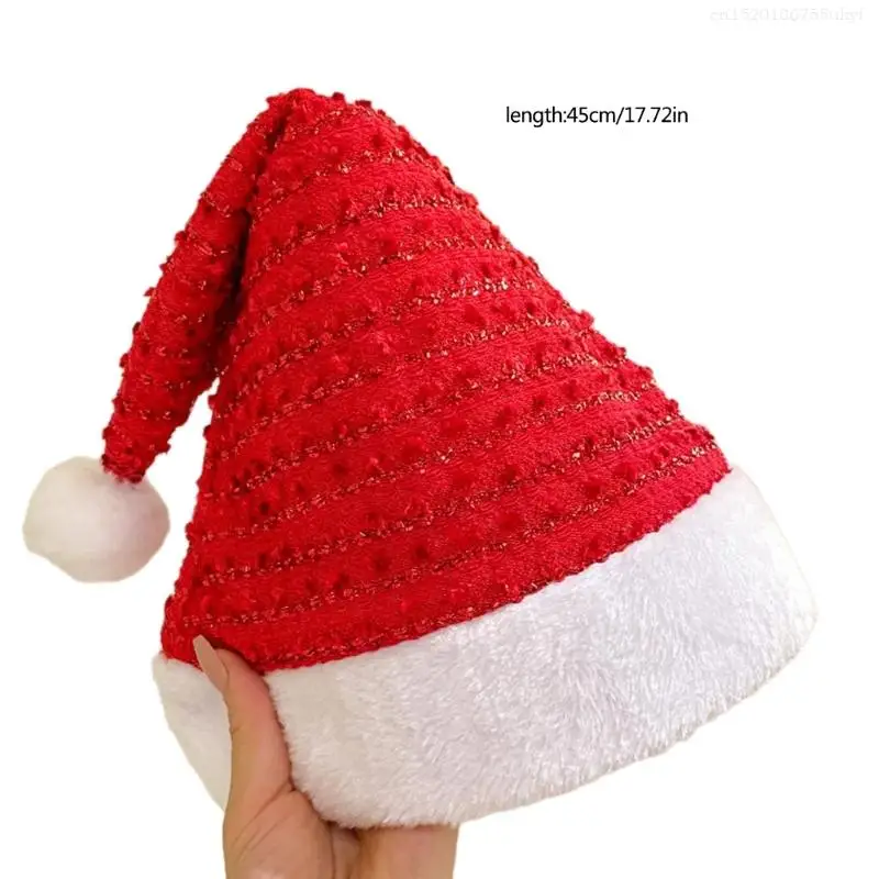 Lovely Christmas Pattern Hats Children Teen Adult Hats Stage Performances for Christmas Celebrations and Festives F1FB
